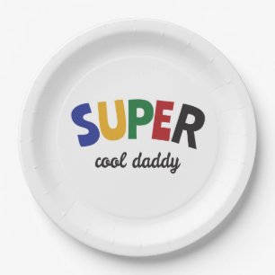 Super coole papa papieren bordje