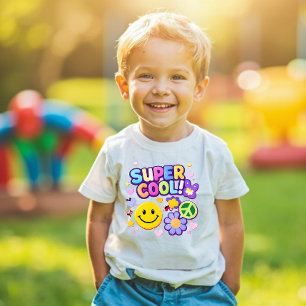 Super Coole Smiley Y2K Peuter T-Shirt