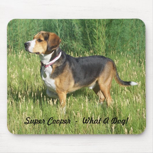 Super Cooper Beagle Muismat (Voorkant)