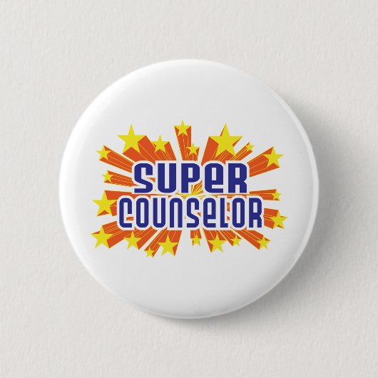 Super Counselor Ronde Button 5,7 Cm (Voorkant)