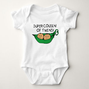 Super Cousin of Twins Pod Romper