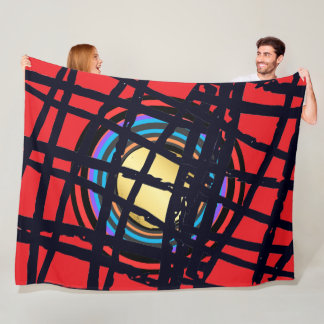 SUPER Couverture en polaire ABSTRAITE