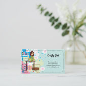 Super Crafty Girl Cartes de visite (Debout devant)