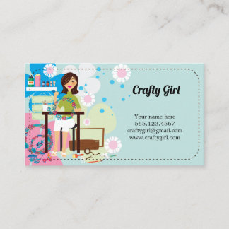 Super Crafty Girl Cartes de visite