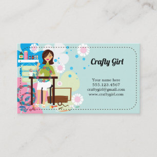 Super Cratigle Girl-Visitekaartjes Visitekaartje