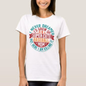 Super Cute Baseball mama T-shirt (Voorkant)