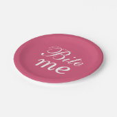 Super Cute Bite me Bord - roze (Gekanteld)