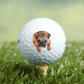 Super Cute Brown French Bulldog Golfballen (Insitu Shirt)