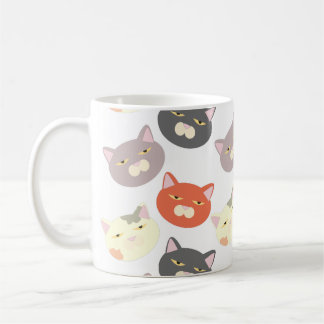 Super Cute Cat Cartoon Fun Pattern Koffiemok