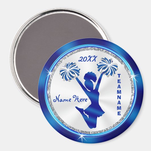 Super Cute, Cheap Personalized Cheer Magnets Magneet (Voorkant / Achterkant)