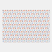 Super Cute Dinosaur Inpakpapier Vel (Voorkant 3)