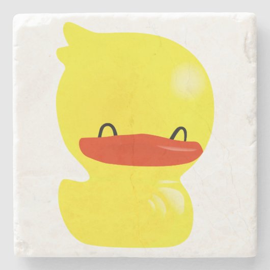 Super Cute Ducky Stenen Onderzetter (Voorkant)