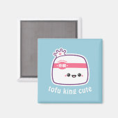 Super Cute Funny Tofu Magneet (Voorkant / Achterkant)