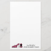 Super Cute Girly Stationery Briefpapier (Voorkant)