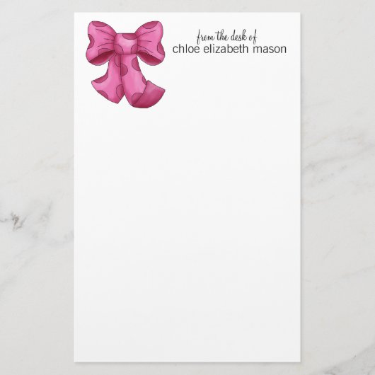 Super Cute Girly Stuff Stationery Briefpapier (Voorkant)