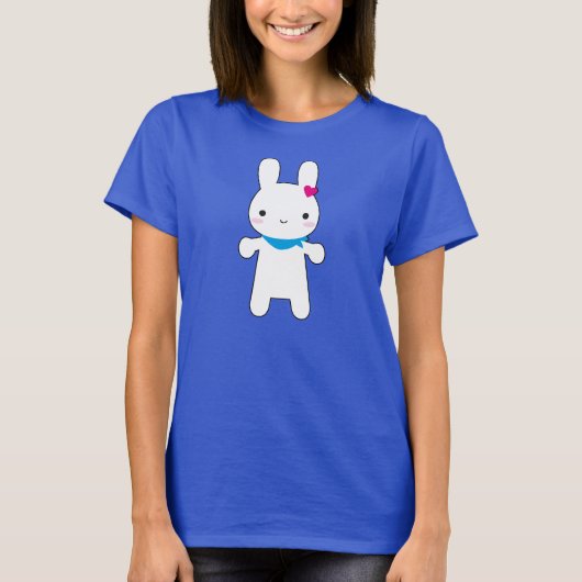 Super Cute Kawaii Bunny T-shirt (Voorkant)
