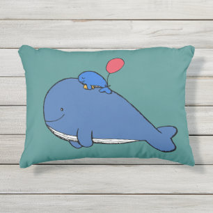 Super Cute Outdoor Whale Pillow Buitenkussen