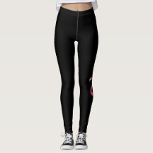 Super Cute Pink Flamingo-Leggings