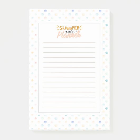 Super Cute Planner Post-it® Notes (Voorkant)