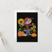 Super Cute Scarecrow Kaart (Voorkant / Achterkant in situ)