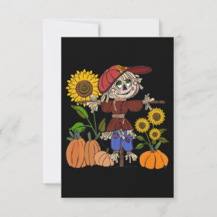 Super Cute Scarecrow Kaart