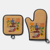 Super Cute Scarecrow Ovenwant & Pannenlap Set (Voorkant)