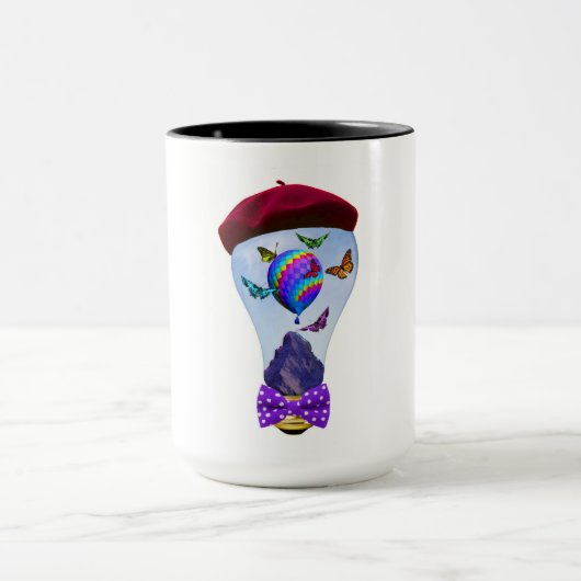 Super Cute Surreal Fantasy Mok (Midden)