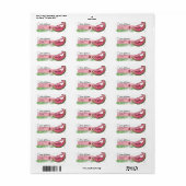 Super Cute Watermelon Return Address Label (Full Sheet)
