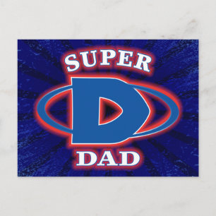 Super Dad Briefkaart