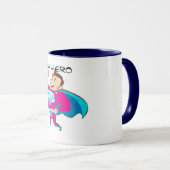 Super Dad Coffee Mok (Voorkant rechts)