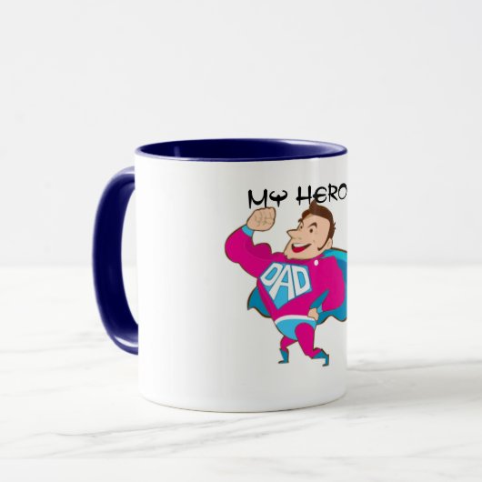 Super Dad Coffee Mok (Voorkant links)