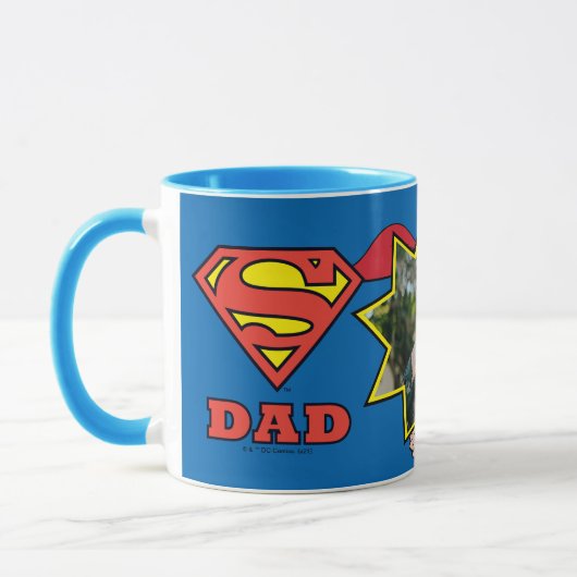 Super Dad Custom Photo Mok (Links)