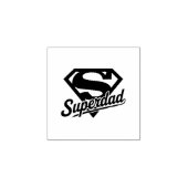 Super Dad Ever Rubberstempel (Afrduk)