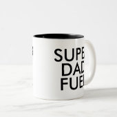 Super Dad Fuel Mok | Daggeschenk vader (Voorkant rechts)