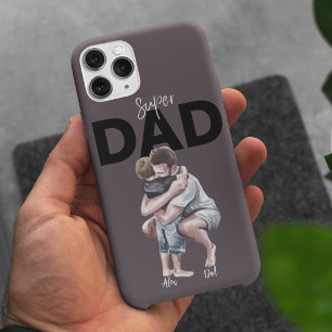 Super Dad Gepersonaliseerde Unieke Vaderdag Cadeau iPhone 13 Pro Max Hoesje