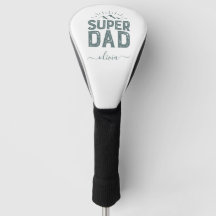 Super Dad Golf Head Cover – Gepersonaliseerde Vade