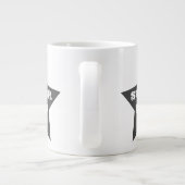 SUPER DAD | Gray Star Jumbo Mug (Dos)