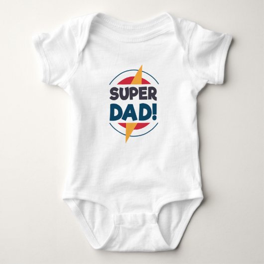 Super Dad Happy Vaderdag | Bodysuit (Voorkant)