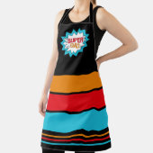 SUPER DAD Hero Theme Yellow Red Blue Black Schort (Insitu)