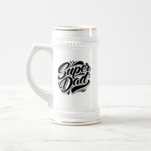 Super Dad Hero Typografie Ontwerp-67888 Bierpul