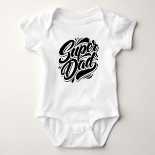 Super Dad Hero Typography Design-67888 Hoodie Romper