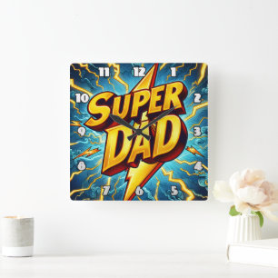 Super Dad: Lightning, Heroïsch eerbetoon Vierkante Klok