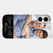 Super DAD Minimal Simple Modern Script 1 Foto Case-Mate iPhone Case (Achterkant (horizontaal))