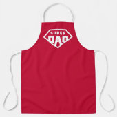 Super Dad Modern Simple en Cool Superheld Schort (Voorkant)