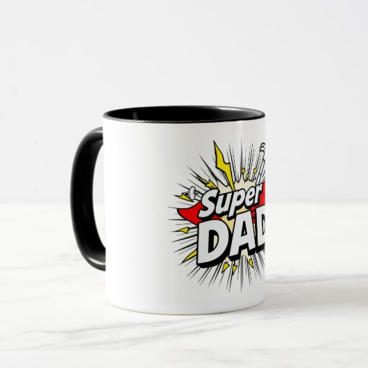 Super Dad Mug - Le cadeau ultime du héros (Devant gauche)