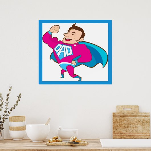 SUPER DAD POSTER (Keuken)