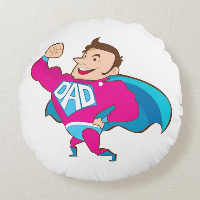 SUPER DAD ROND KUSSEN (Voorkant)