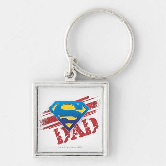 Super Dad Stripes Sleutelhanger (Voorkant)