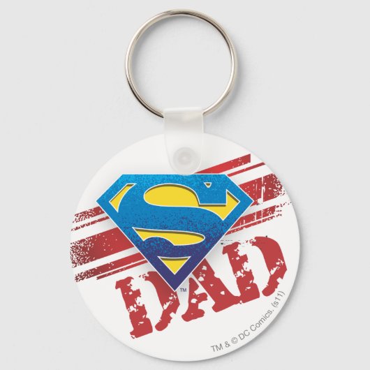 Super Dad Stripes Sleutelhanger (Voorkant)