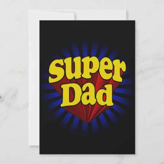 Super Dad, Superheld Red/Yellow/Blue Kaart (Voorkant)